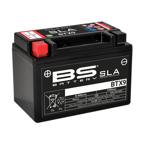 BATERIA BS BATTERY BTX9 / YTX9 BS