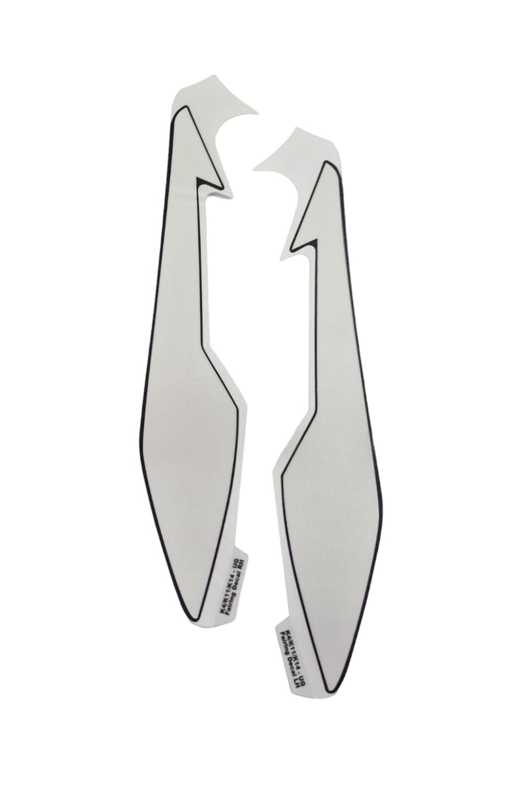 CALCOMANIA CUBIERTA FOCO NS160 NS200 - BLANCO