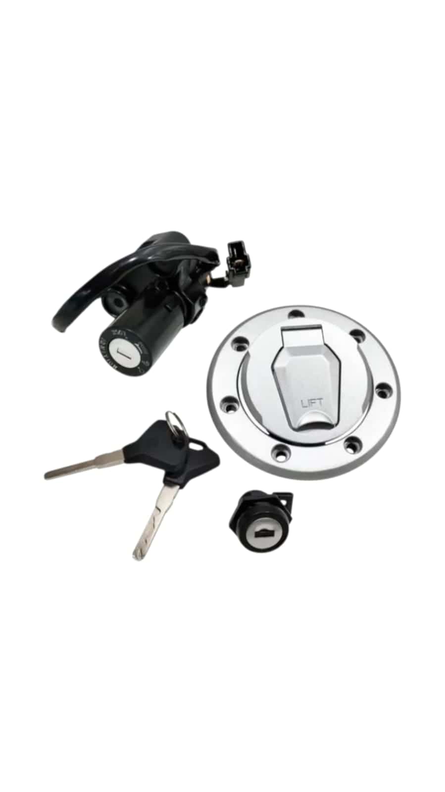 KIT CHAPA ENCENDIDO 3 EN 1 BAJAJ N250 CON TAPA